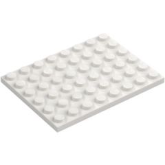 LEGO White Plate 6 x 8 (3036 / 7423)