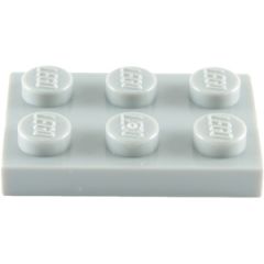 LEGO Medium Stone Gray Plate 2 x 3 (3021)