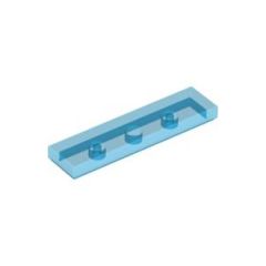 LEGO Transparent Dark Blue Tile 1 x 4 (35371 / 91143)