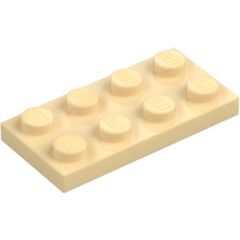 LEGO Tan Plate 2 x 4 (3020 / 5584)