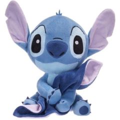 Disney Pluche Stitch Knuffel met Dekentje (27cm)