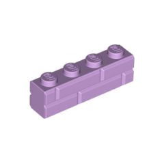 LEGO Lavender Brick 1 x 4 with Embossed Bricks (15533)