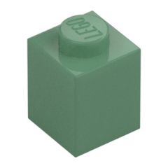 LEGO Sand Green Brick 1 x 1 (3005 / 30071)