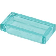 LEGO Transparent Light Blue Tile 1 x 2 with Groove (30070 / 35386)