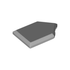 LEGO Medium Stone Gray Tile 2 x 3 Pentagonal (22385 / 35341)