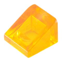 LEGO Transparent Orange Slope 1 x 1 (31°) (35338 / 50746)