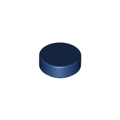 LEGO Dark Blue Tile 1 x 1 Round (35381 / 98138)