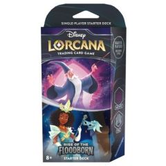 LORCANA RISE OF THE FLOODBORN - MERLIN & TIANA STARTER DECK (INCL BOOSTERPACK)